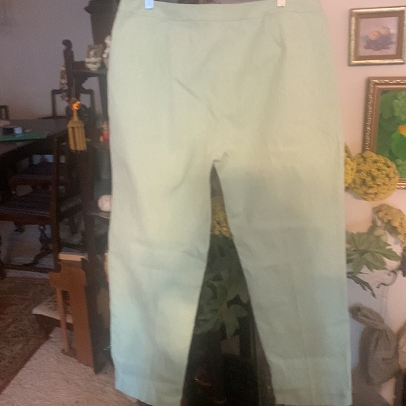 Peck & Peck Light Green Straight Leg Pants - Picture 5 of 5